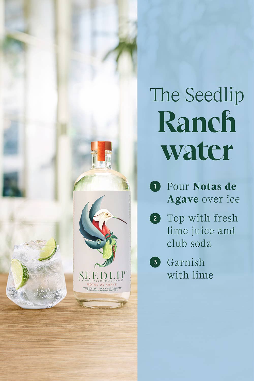 Seedlip Notas De Agave · Non-alcoholic Spirits