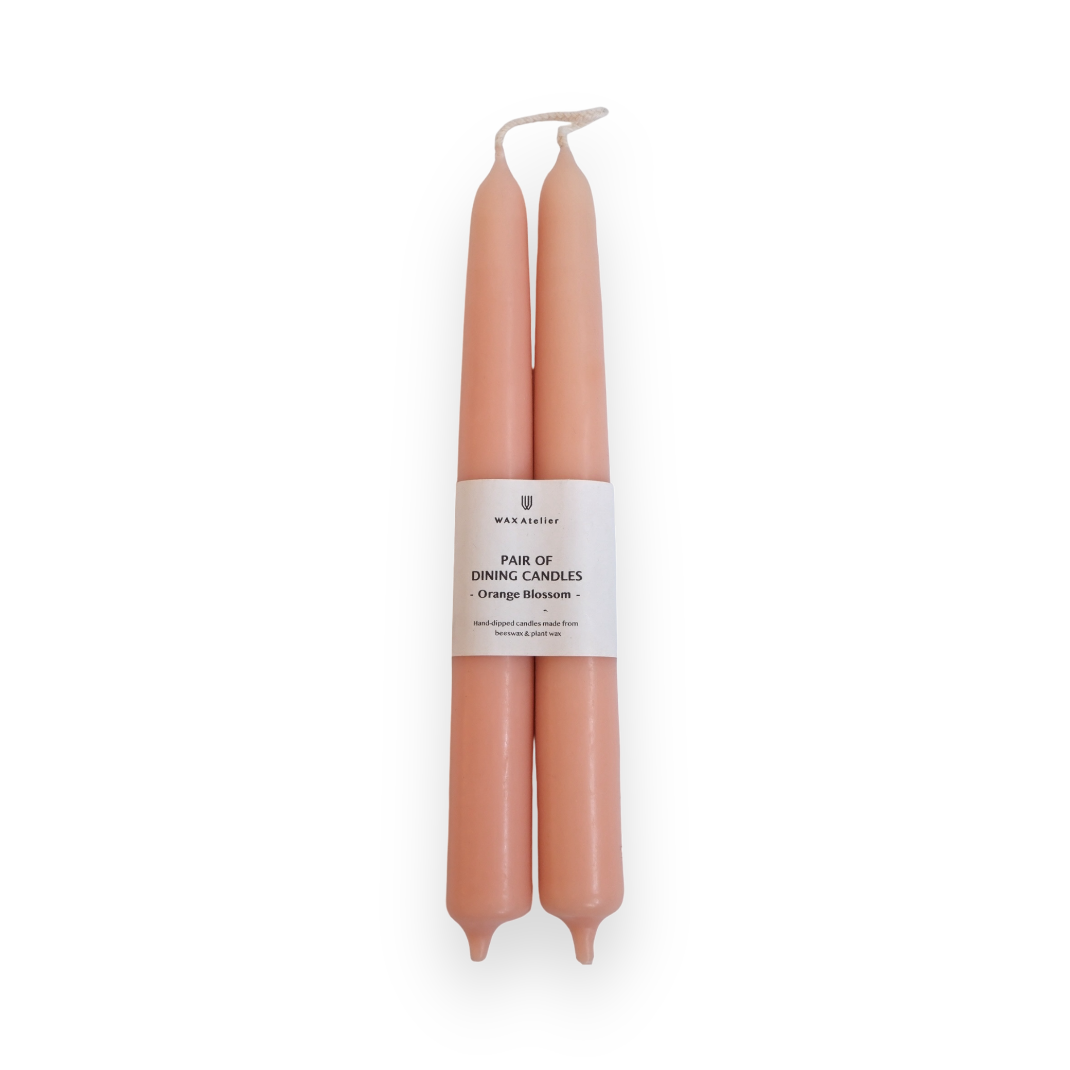 Wax Atelier Beeswax Dining Candles · Pink Blossom