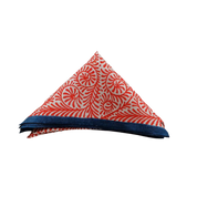 Madhu Block-Printed Silk Bandana