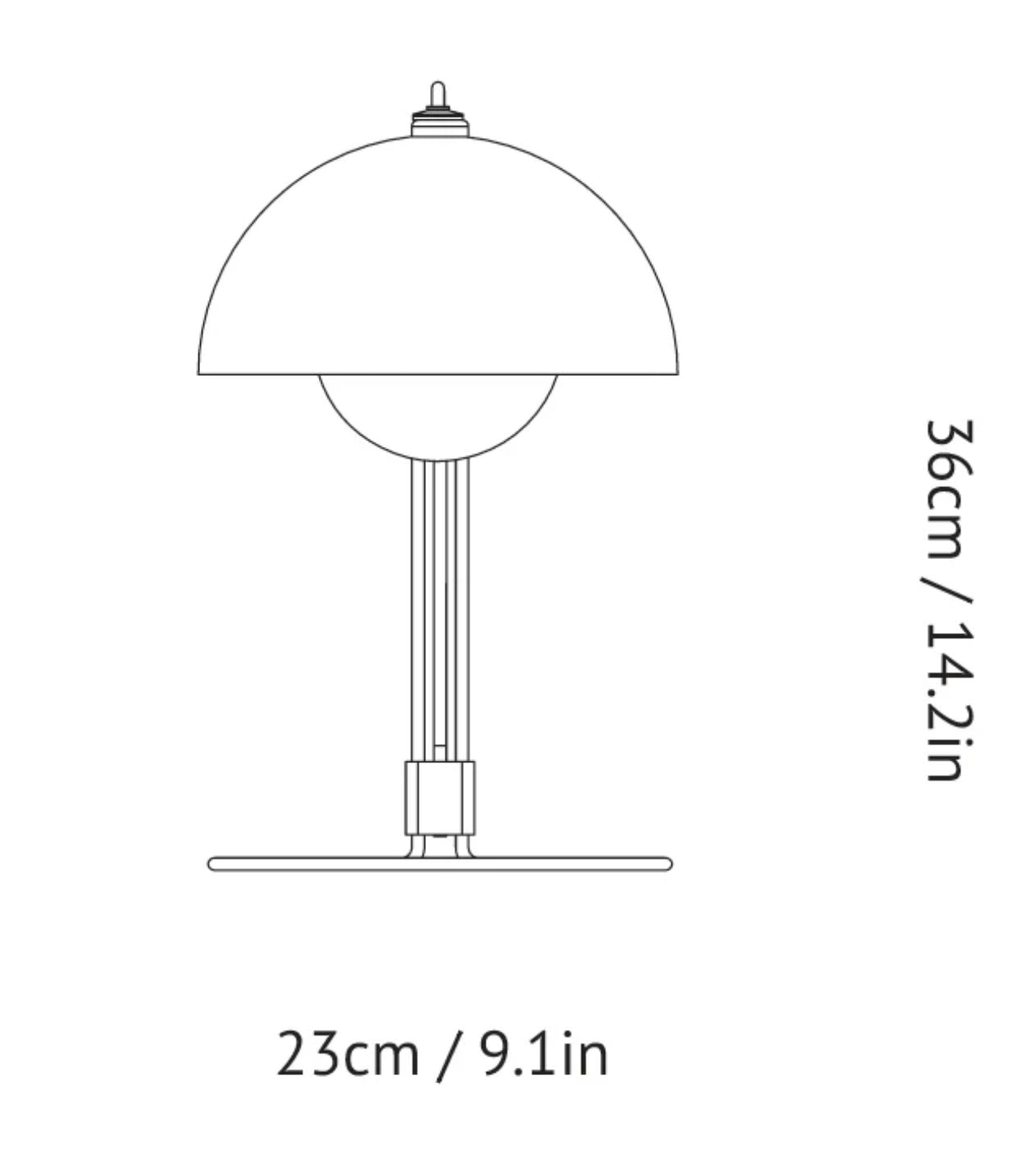 Flowerpot VP4 Table Lamp