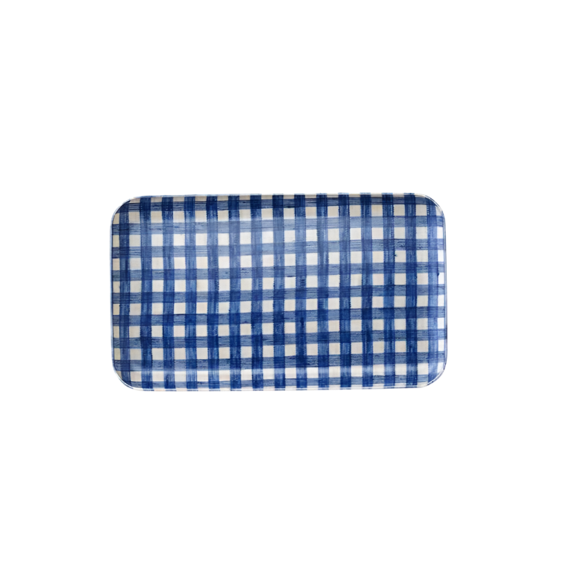 Paule Linen Coated Tray · Small · Fog Linen