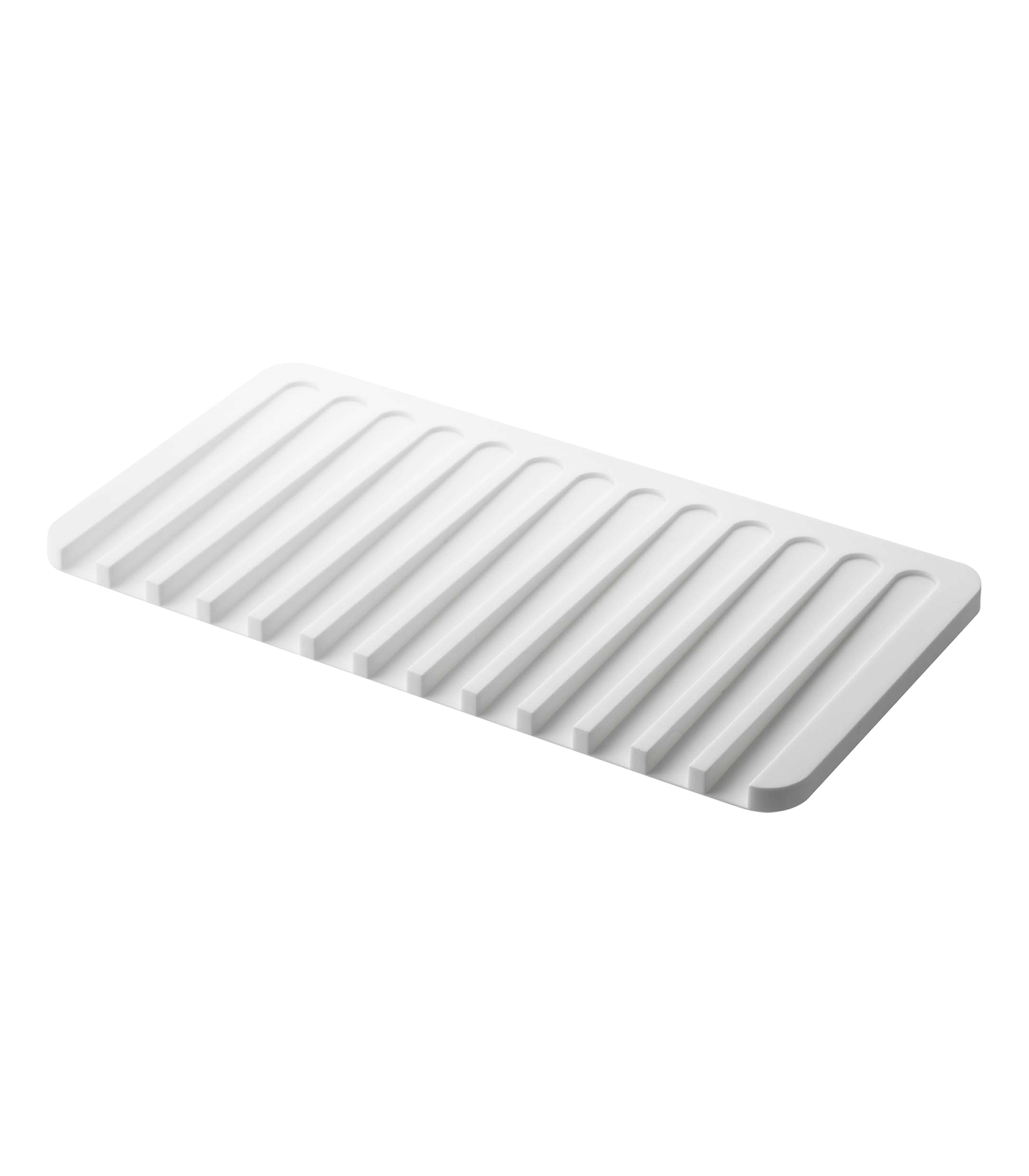 Yamazaki Home · Self-Draining Silicone Drying Board · White