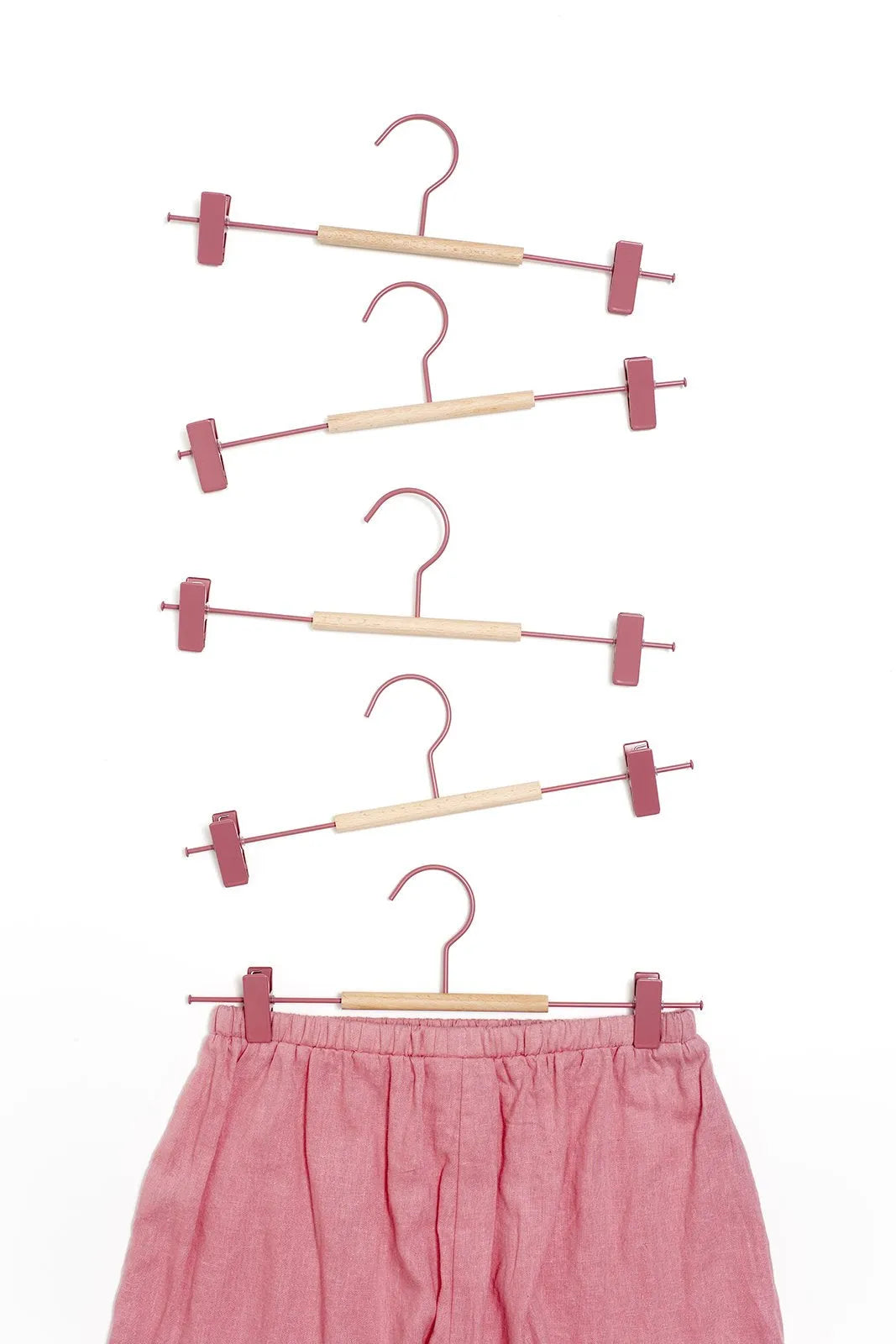 Adult Clip Hangers in Berry