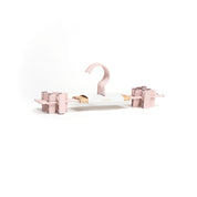 Adult Clip Hangers in Blush