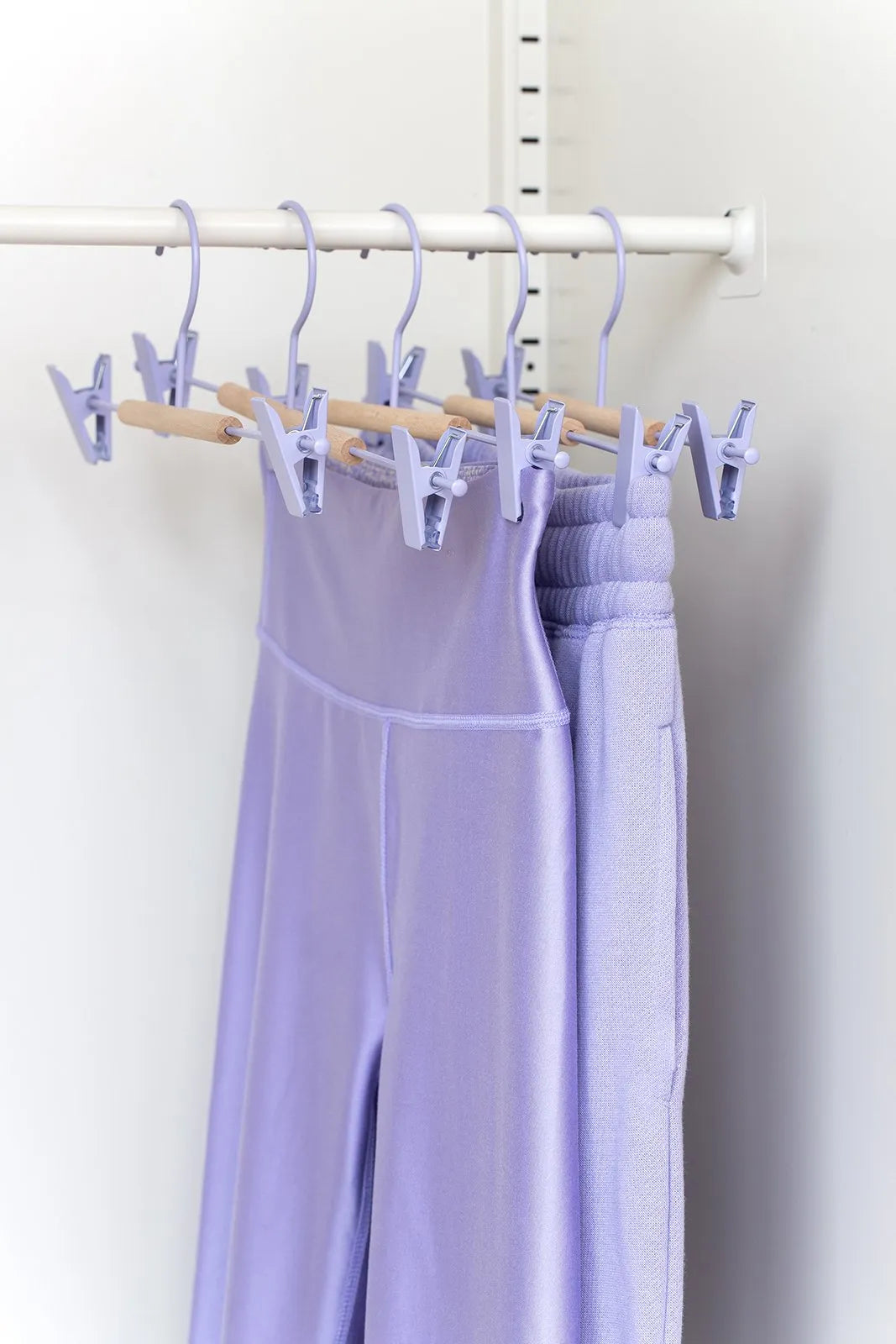 Adult Clip Hangers in Lilac