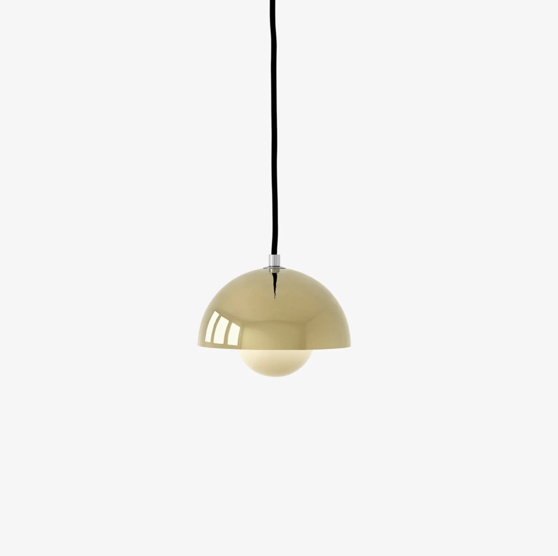 Flowerpot Pendant · Brass