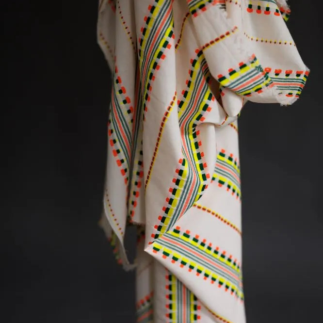 Garcia Stripe Indian Handloom Cotton