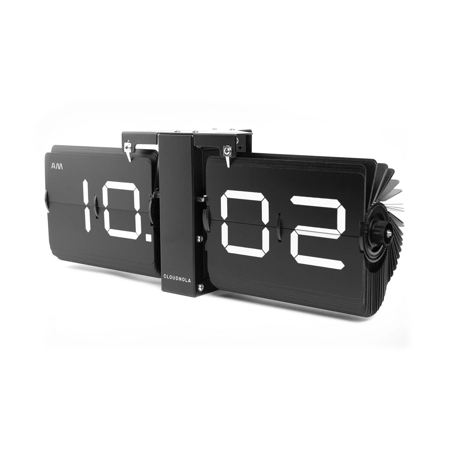 Black Flipping Out Clock