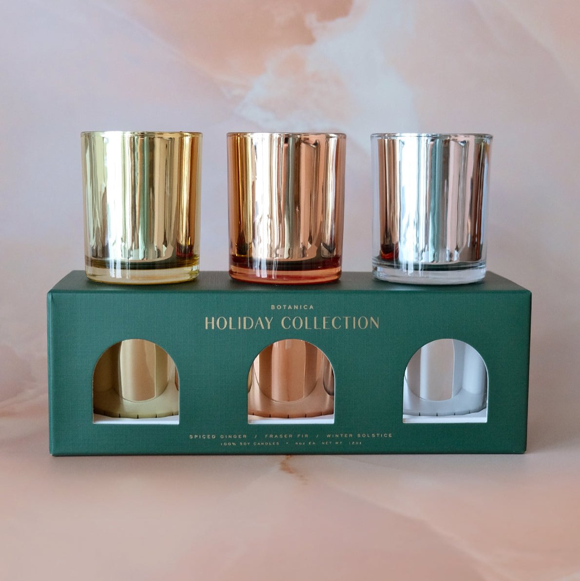 Votive Holiday Candle Gift Set