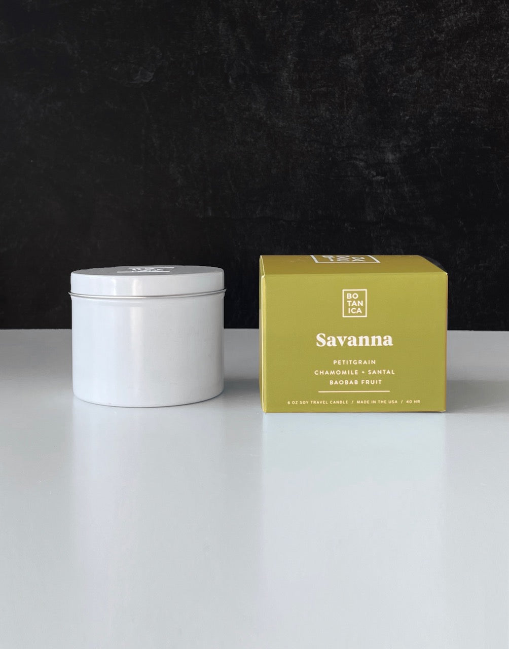 Savanna Travel Tin Candle