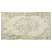 Vintage Persian Hand-Knotted Wool Rug · 4'10" x 8'9"