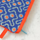 Sundial in Cobalt Travel Pouch · Block Shop Textiles, socius design