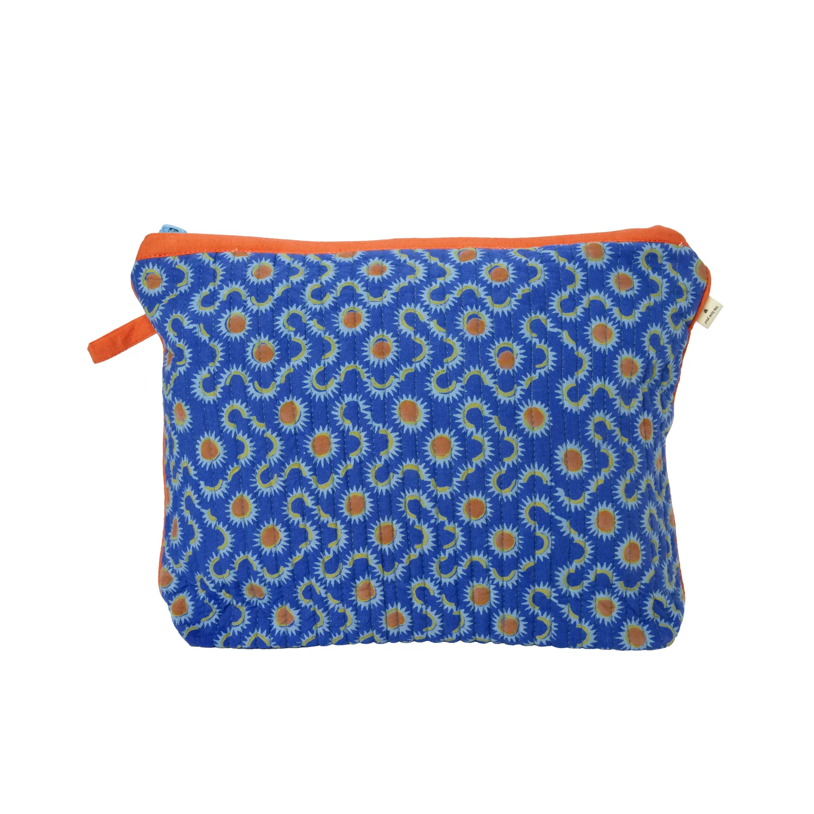 Sundial in Cobalt Travel Pouch · Block Shop Textiles, socius design