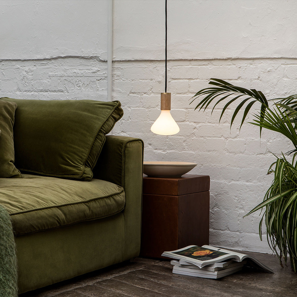 Noma Pendant Light in Oak, socius design