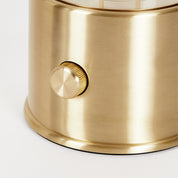 The Muse Portable Lamp in Solid Brass