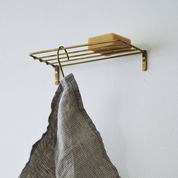 Handmade Brass Wire Shelf