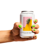 Something & Nothing · Pineapple & Pink Grapefruit Premium Soda