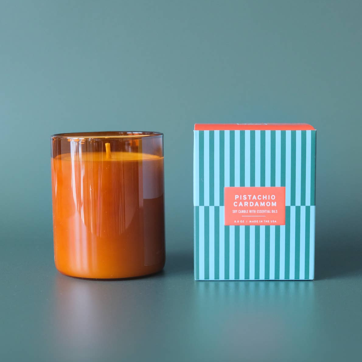 Pistachio + Cardamom Essentials 8 oz Candle