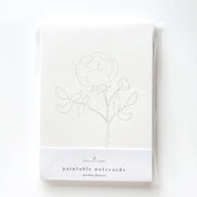 Garden Flowers Paintable Notecard Set · Emily Lex Studio