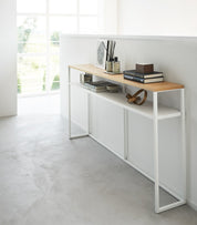 Long Steel Console Table · Yamazaki Home