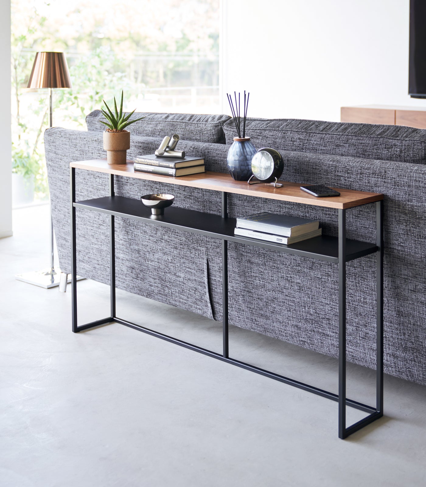 Long Steel Console Table · Yamazaki Home