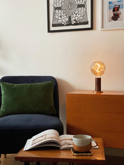 Knuckle Table Lamp Base · Walnut · Tala