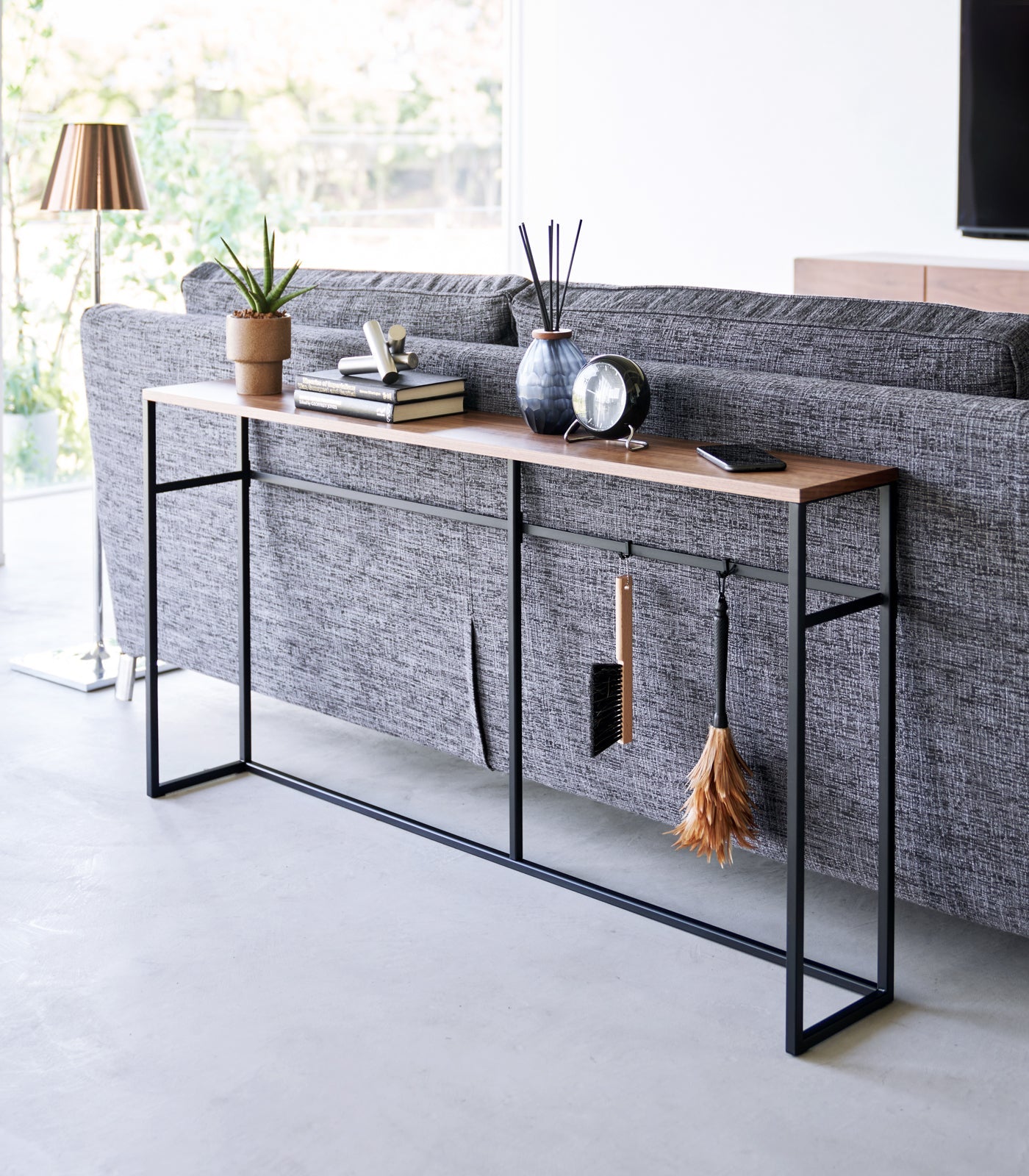 Long Steel Console Table · Yamazaki Home