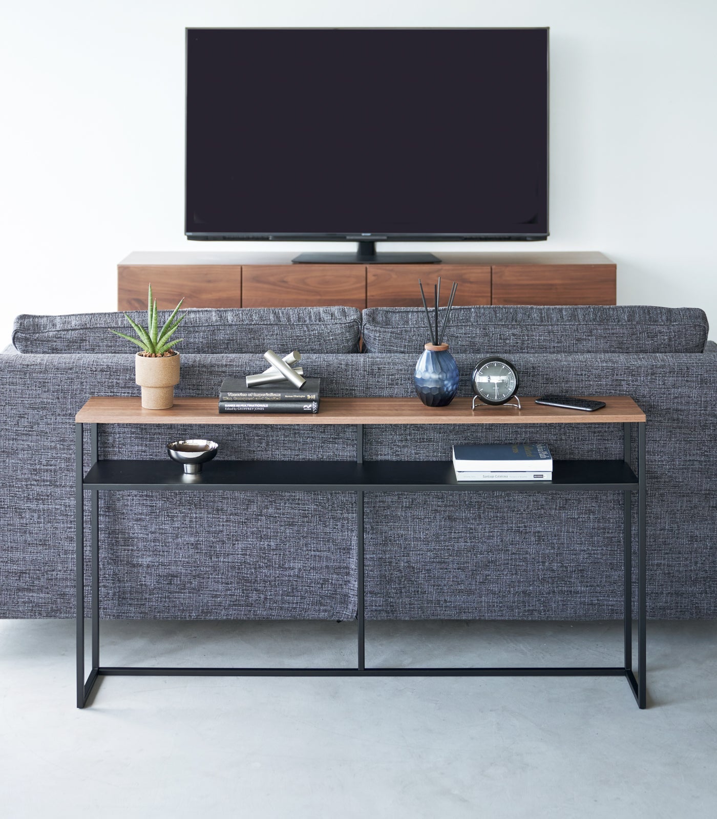 Long Steel Console Table · Yamazaki Home