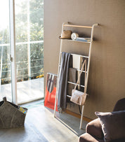 Steel Leaning Storage Ladder · Yamazaki Home