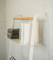 Steel Leaning Storage Ladder · Yamazaki Home