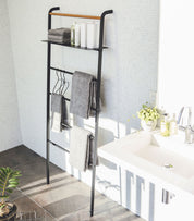 Steel Leaning Storage Ladder · Yamazaki Home