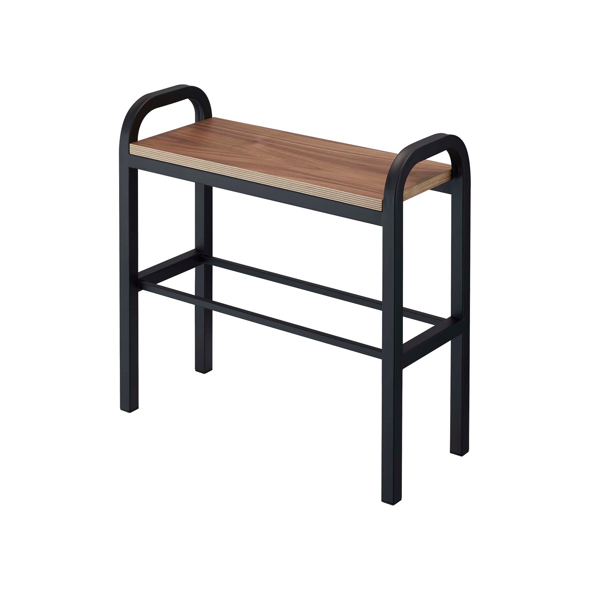 Steel + Wood Shoe Organizer & Bench (18" H) · Yamazaki Home